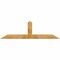 Ekena Millwork Portland Rough Sawn Timber Gable Bracket, Western Red Cedar, 84"W x 24"H x 4"D x 6"F, 7/12 Pitch GBW084X24X0406POR00RWR - alternate 1